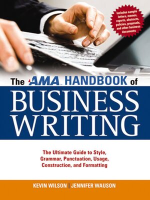 cover image of The AMA Handbook of Business Writing
